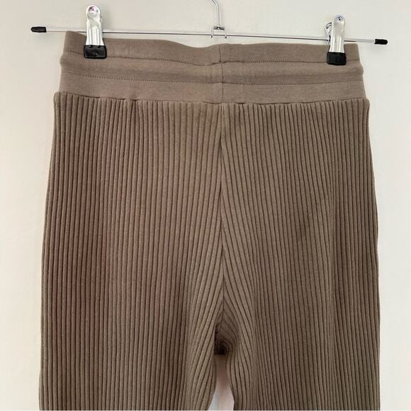 The Range Vital Rib Ribbed Stretch Knit Jogger Pants Utility Olive Green - Picture 8 of 9